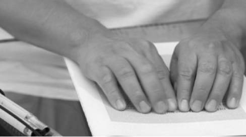 reading braille